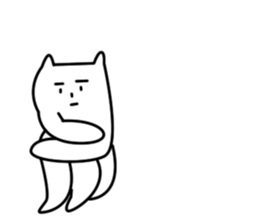 Reticent cats sticker #11580971