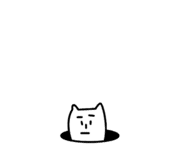 Reticent cats sticker #11580975