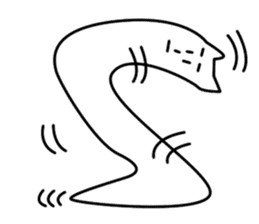 Reticent cats sticker #11580981