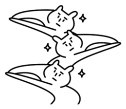Reticent cats sticker #11580982