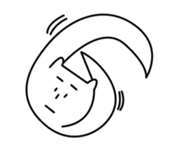 Reticent cats sticker #11580985