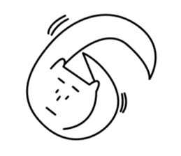 Reticent cats sticker #11580985