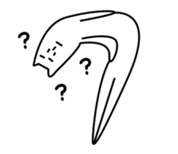 Reticent cats sticker #11580986