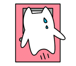 Reticent cats sticker #11580991