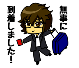 A white coat man sticker #11581133