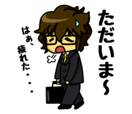 A white coat man sticker #11581143