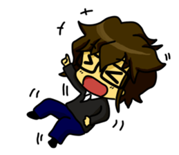 A white coat man sticker #11581148