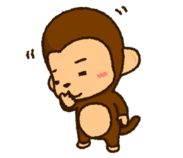 Monkey of PLUKA sticker #11581199
