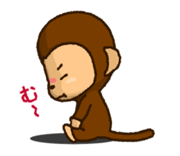 Monkey of PLUKA sticker #11581208