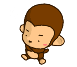 Monkey of PLUKA sticker #11581217