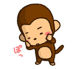 Monkey of PLUKA sticker #11581222