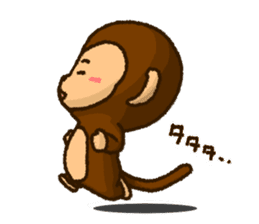 Monkey of PLUKA sticker #11581228