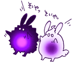 Funny and Mysterious Rabbit sticker #11582354