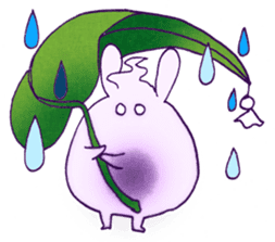 Funny and Mysterious Rabbit sticker #11582361