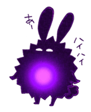 Funny and Mysterious Rabbit sticker #11582364