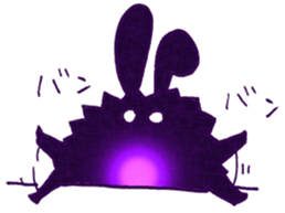 Funny and Mysterious Rabbit sticker #11582366