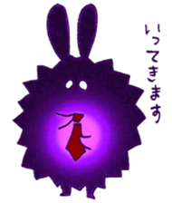 Funny and Mysterious Rabbit sticker #11582367