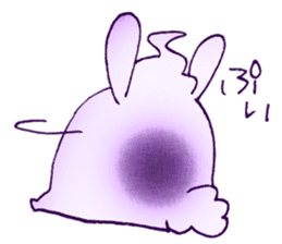 Funny and Mysterious Rabbit sticker #11582370