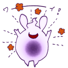 Funny and Mysterious Rabbit sticker #11582386