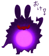 Funny and Mysterious Rabbit sticker #11582389