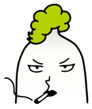 Daikon-Man's Daily Diary PartII sticker #11583202