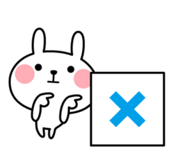 Natural rabbit life 2 sticker #11583329