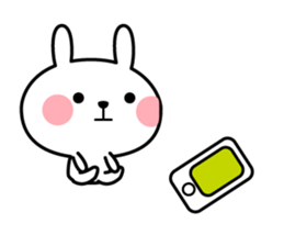 Natural rabbit life 2 sticker #11583348