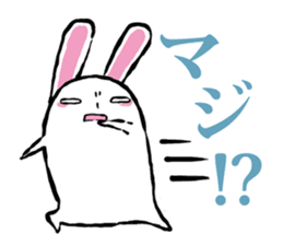 walleyed rabbit 2 sticker #11583485