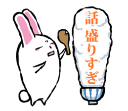 walleyed rabbit 2 sticker #11583490