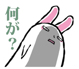 walleyed rabbit 2 sticker #11583494