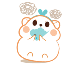 Super Cute hamster sticker #11584209
