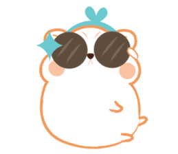 Super Cute hamster sticker #11584229