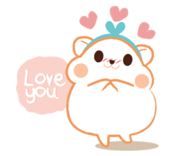 Super Cute hamster sticker #11584231