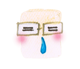 Mr.square glasses sticker #11584617