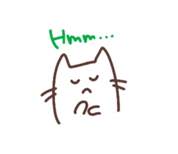 Is this cat? sticker #11584857