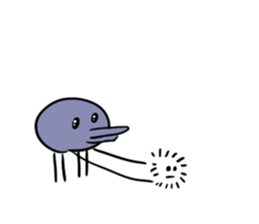 People of the space suit and aliens sticker #11585290