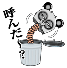 Lack of sleep of Panda sticker #11586233