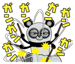 Lack of sleep of Panda sticker #11586243