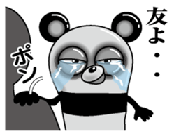 Lack of sleep of Panda sticker #11586248