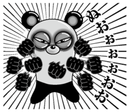 Lack of sleep of Panda sticker #11586263