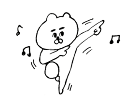 wonderful bear sticker #11587150