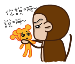 Pat's wicked monkey sticker #11587471