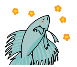 Daily life of Betta2 sticker #11587878