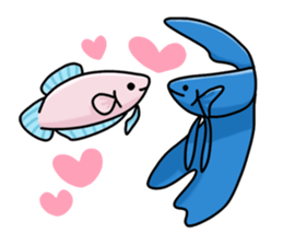 Daily life of Betta2 sticker #11587904