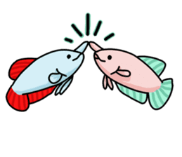 Daily life of Betta2 sticker #11587909