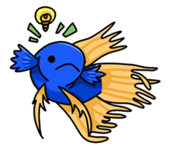 Daily life of Betta2 sticker #11587910