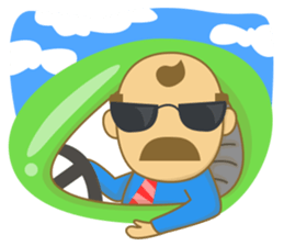 Funny Boss sticker #11587918