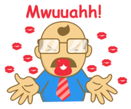 Funny Boss sticker #11587924