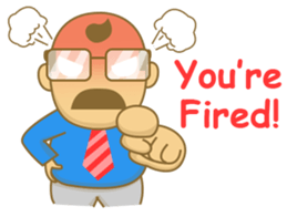 Funny Boss sticker #11587926