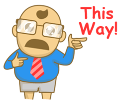 Funny Boss sticker #11587933